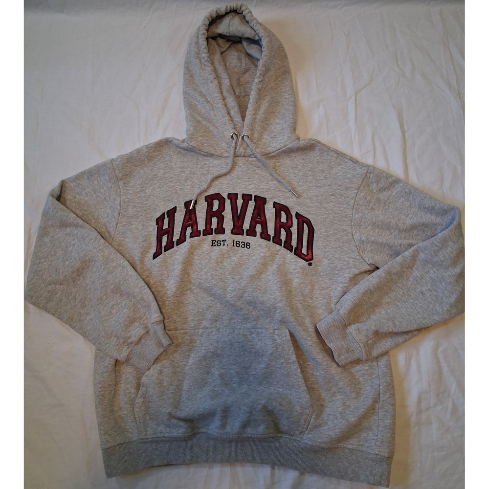 H&M Harvard University Gray Hoodie – Size Small